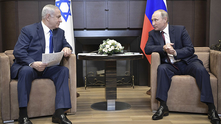 Netanyahu a Putin: Irán debe retirarse de Siria o Israel 