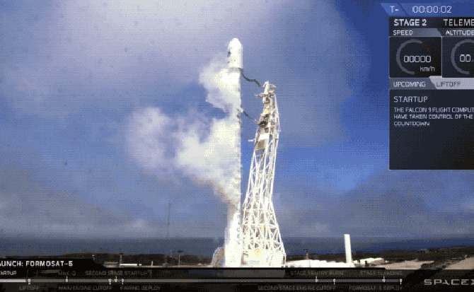 SpaceX logra otro despegue y aterrizaje del cohete Falcon 9