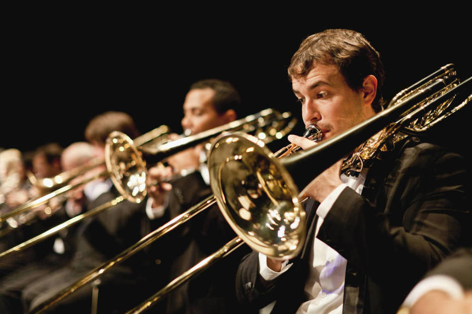 El trombón, uno de los instrumentos que más calorías queman. (iStock)