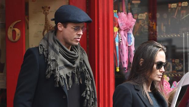 Angelina Jolie y Brad Pitt el pasado año