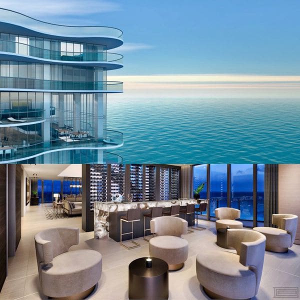 El triplex a la venta se convirtió en la propiedad más costosa de Sunny Isles y la segunda a la venta más cara de Miami, sólo superada por el penthouse de USD 73 millones del Faena House