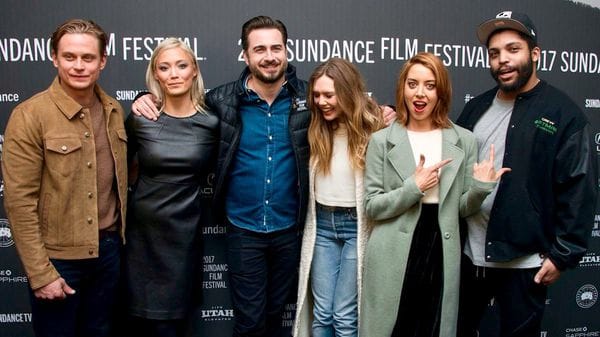 El elenco de Ingrid Goes West durante el festival de Sundance
