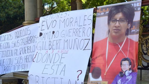 El reclamo de justicia por Mariscal llegó a la presidencia de Bolivia