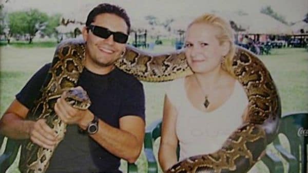 Jorge Fernández junto a su difunta esposa Pilar Garrido.
