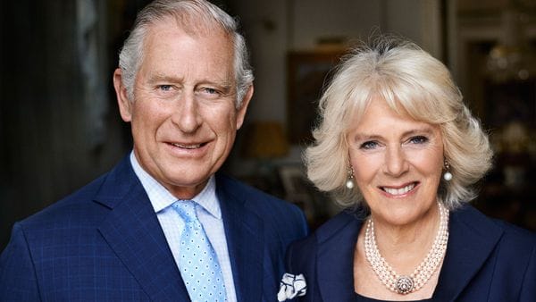 Carlos y Camila Parker Bowles, su amante de toda la vida, con la que se casó en 2005 (Getty Images)