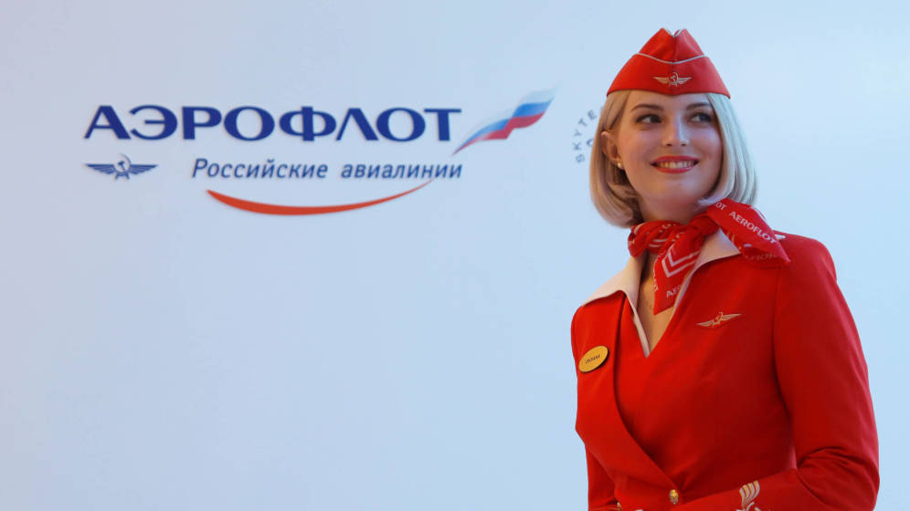 Foto: Una azafata modelo, según los estándares de Aeroflot. (Reuters)