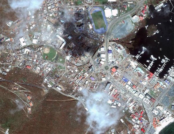 El antes y después de las zonas del Caribe afectadas por el huracán ...