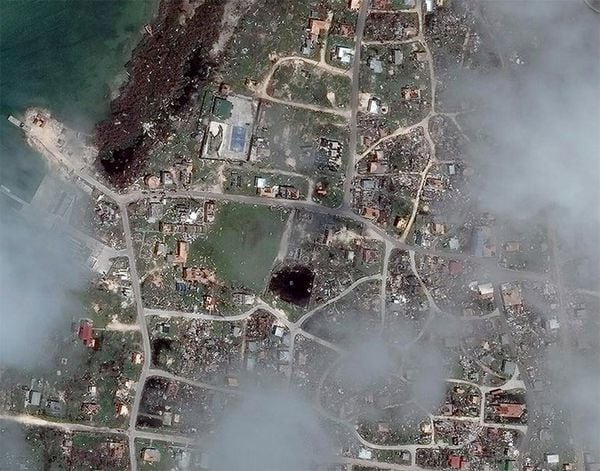 El antes y después de las zonas del Caribe afectadas por el huracán ...
