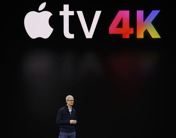 El CEO de Apple, Tim Cook presenta el nuevo Apple TV (Reuters)