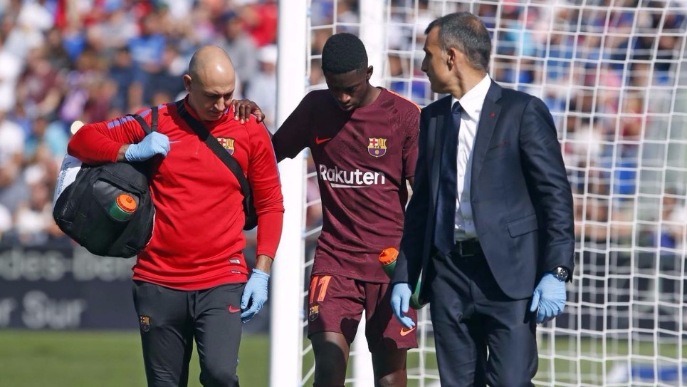 Resultado de imagen para lesion dembele