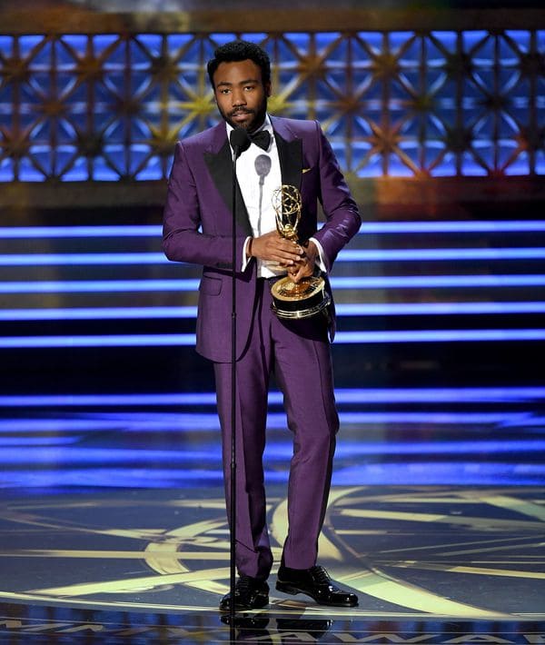Donald Glover, ganador del Emmy al mejor actor de comedia por Atlanta (Getty Images)