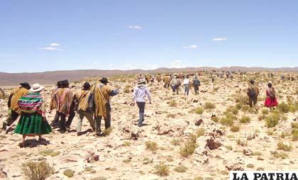 Resultado de imagen de conflicto de límites en zona limítrofe con Potosí