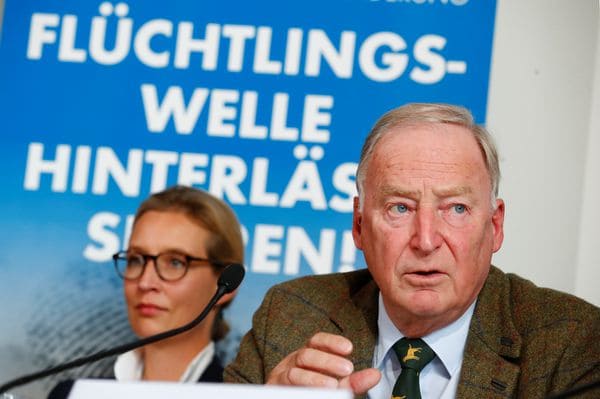 Alice Weidel y Alexander Gauland, líderes de AfD (Reuters)