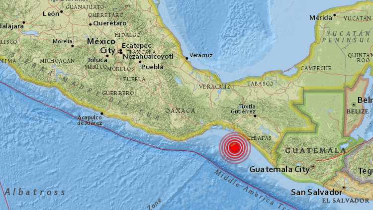 Un terremoto de magnitud 5,7 sacude México