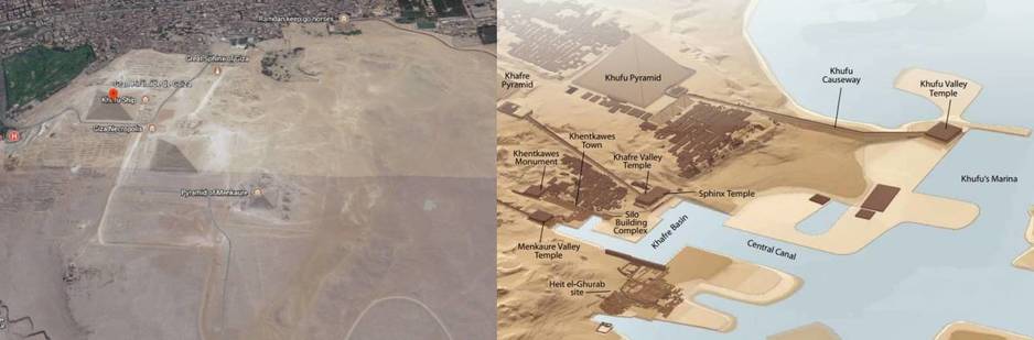 El complejo ahora y antes. (Google Earth / Aeragram)