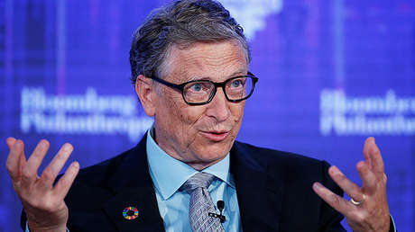 Bill Gates durante el Bloomberg Global Business Forum, el 20 de septiembre de 2017