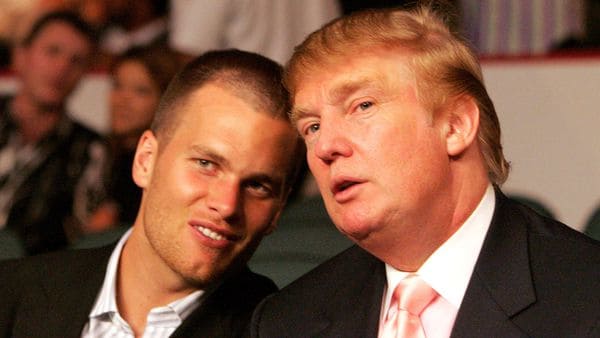 Brady mantiene una relación de amistad con Donald Trump