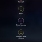 Samsung Galaxy S8 menu power