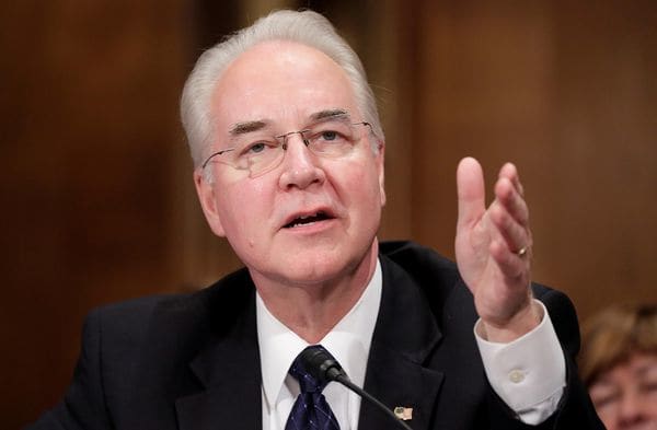 El candidato a secretario de Salud y el discutido Obamacare (Reuters)