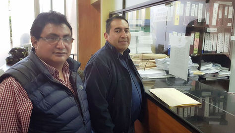 Barral y Santamaría, minutos previos a la presentación del Memorial ante el TCP