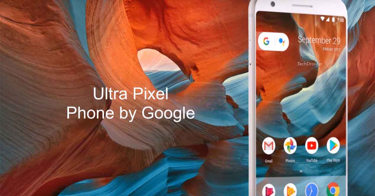 Google Ultra Pixel con pantalla Full Vision