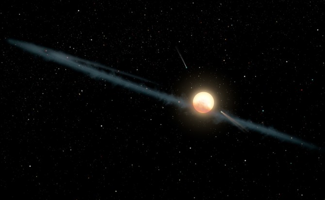 Polvo, posible causante del misterioso oscurecimiento de la estrella Tabby