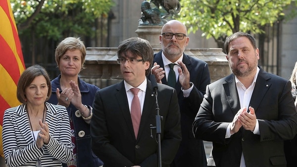 Carles Puigdemont hablará este martes (EFE)