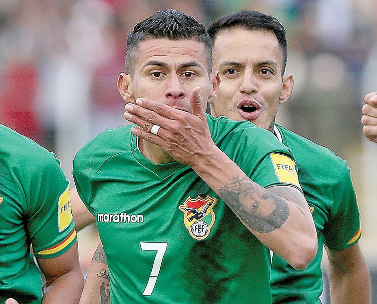 EL DELANTERO CRUCEÑO JUAN CARLOS ARCE. EFE