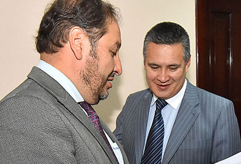 Zuleta y León, durante una audiencia en 2016.