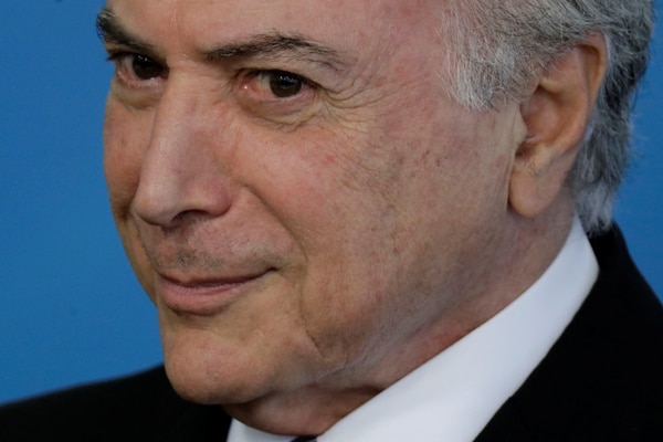 El presidente brasileño Michel Temer (REUTERS/Ueslei Marcelino)