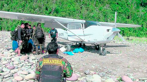 Una avioneta con matrícula boliviana interceptada en Perú con droga. 