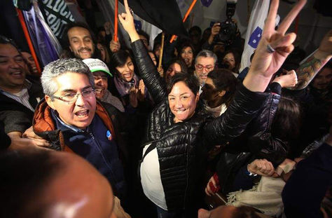La candidata izquierdista a la presidencia de Chile Beatriz Sánchez