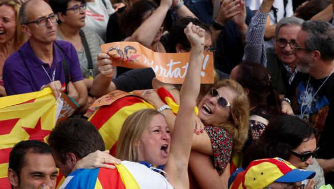 Celebraciones de la proclamación en la calle