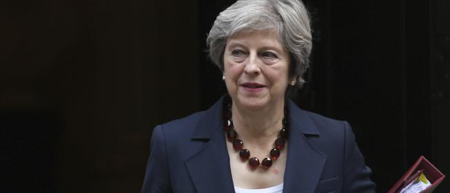 La primera ministra británica, Theresa May