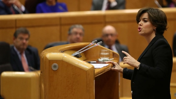 Soraya Sáenz de Santamaría, vicepresidenta española. (Reuters)