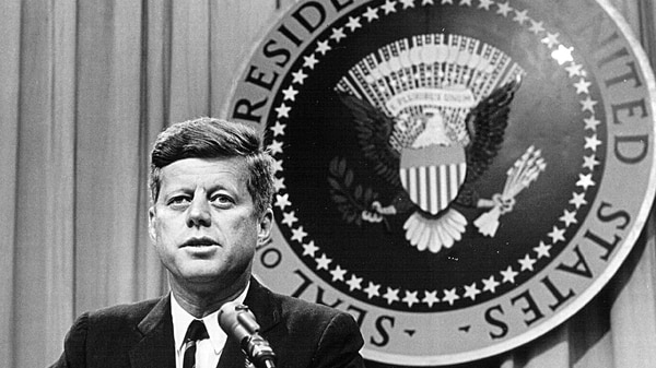 John F. Kennedy, el presidente de los Estados Unidos asesinado el 22 de noviembre de 1963. (Archivo Nacional/Newsmakers)