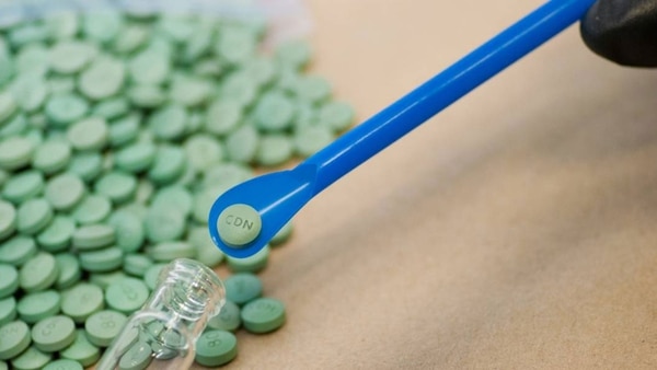 Un kilo de fentanilo puede producir hasta un millón de pastillas.