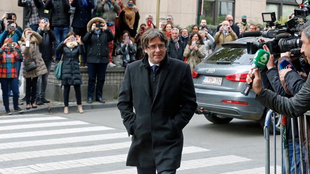 Puigdemont vuelve a Barcelona desde Bruselas