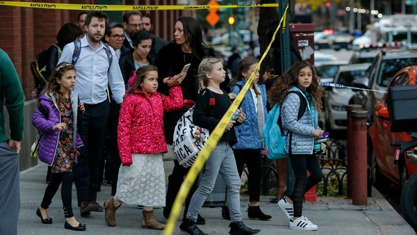 El ataque en Manhattan ocurrió en una zona con muchos colegios y en el horario de salida de los niños (AFP)