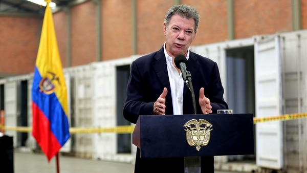 El presidente de Colombia Juan Manuel Santos (EFE)