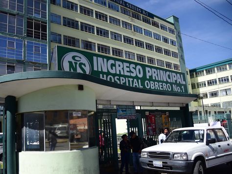 El paro se cumple por segundo día consecutivo en el Hospital Obrero de La Paz. Foto:Alejandra Rocabado