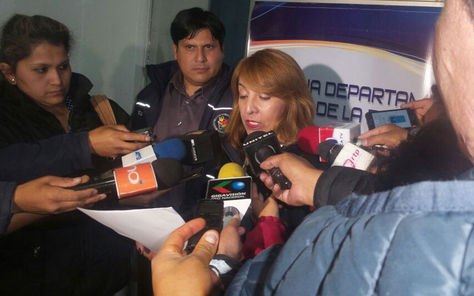 La fiscal Lilian Calderón, quien investiga el caso de corrupción en el Hospital Obrero
