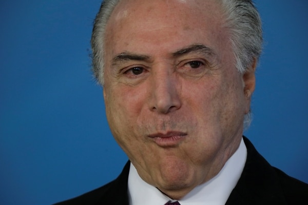 El rechazo de figuras del establishment como el presidente Temer potencia a Bolsonaro (REUTERS/Ueslei Marcelino)