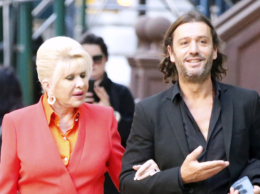 Ivana Trump y Rossano Rubicondi