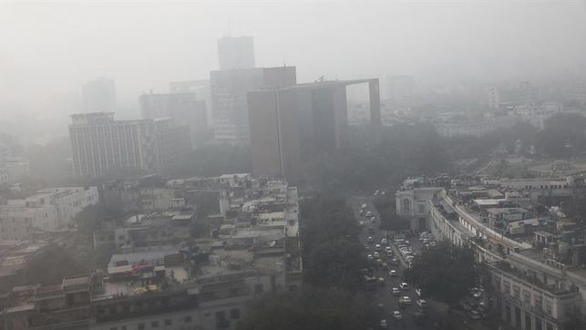 La contaminación se dispara y causa alarma en Nueva Delhi