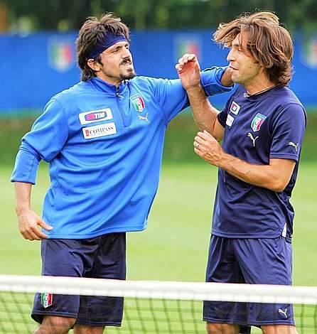 Resultado de imagen para pirlo y gattuso