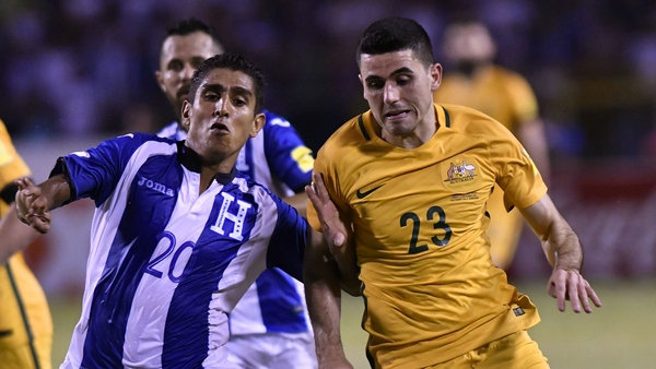 La igualdad entre Honduras y Australia dejó el resultado abierto para duelo en Sydney (AFP)