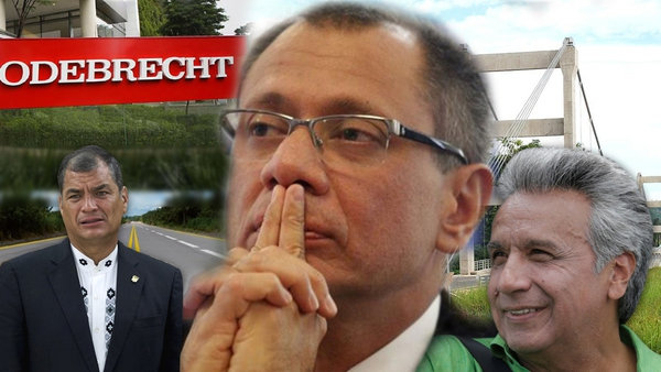Jorge Glas fue vice y aliado Rafael Correa, quien lo impuso como compañero de fórmula de Lenín Moreno, que le soltó la mano apenas llegó al gobierno.