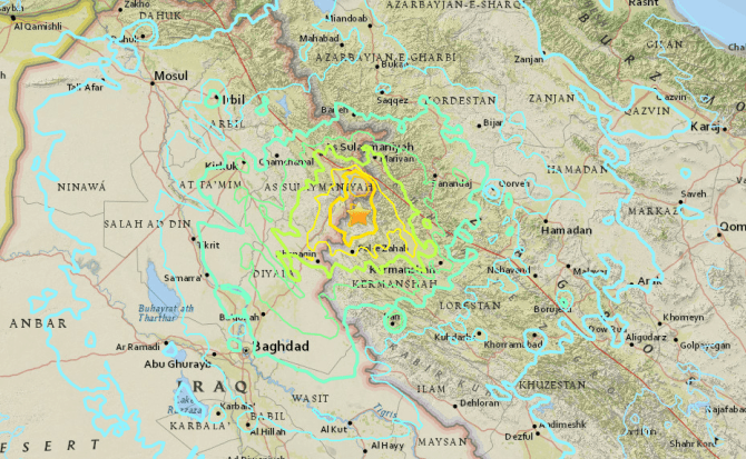 ¿Por qué ocurrió el terremoto entre Irán e Irak que ha dejado más de 300 muertos?