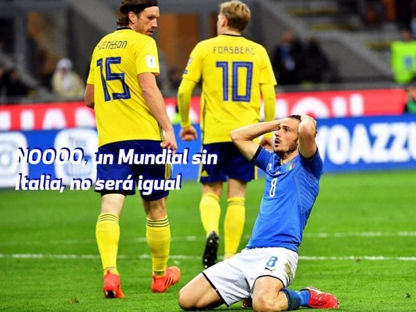 Los memes por la histórica eliminación de Italia del Mundial de Rusia 2018